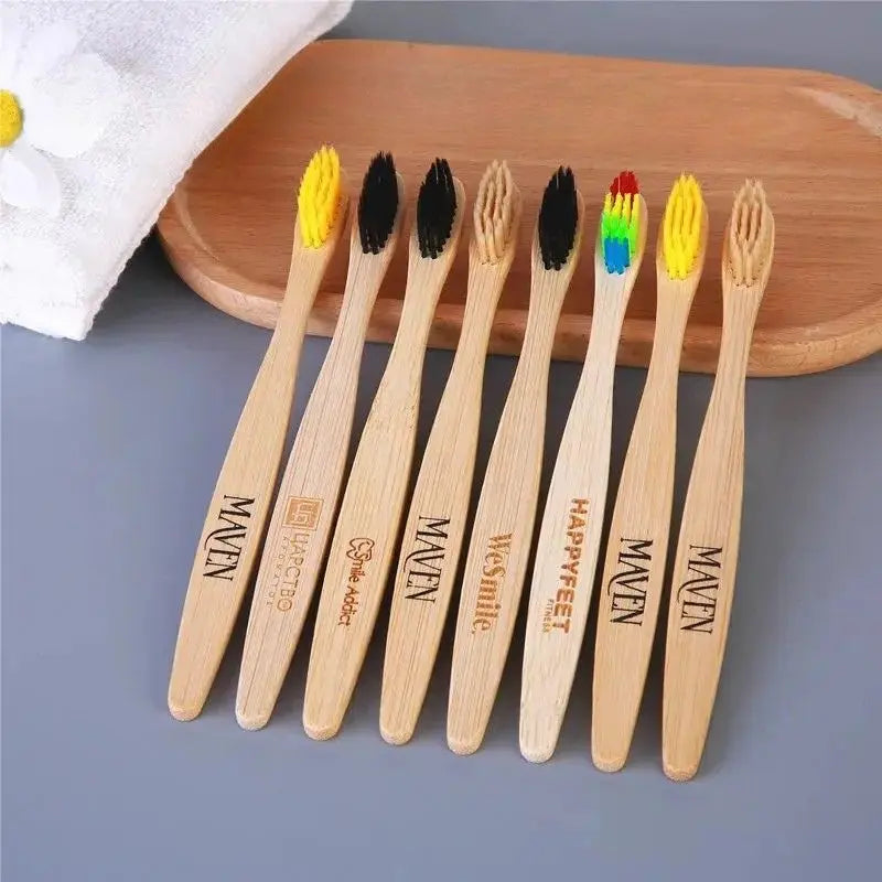 Escovas de Dentes de Bambu Personalizadas | 100 - 3000 UN