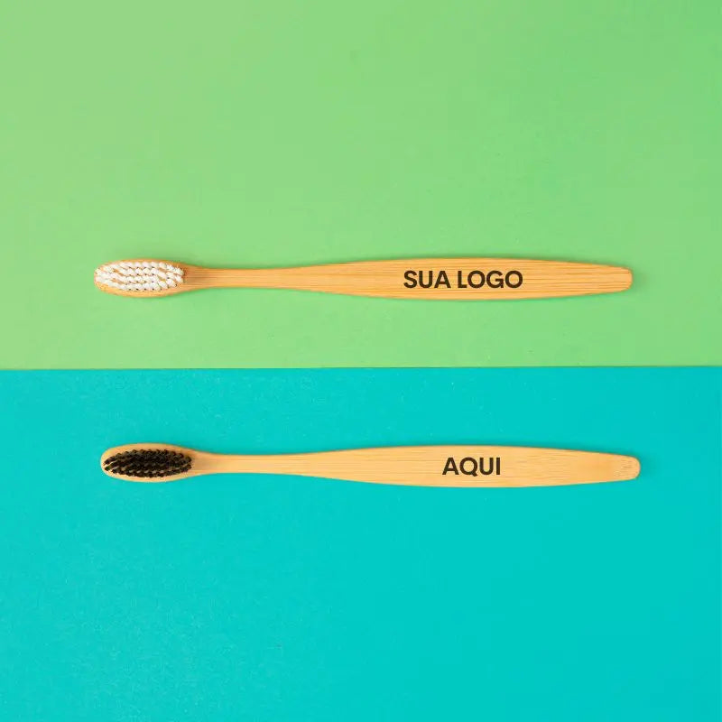 Escovas de Dentes de Bambu Personalizadas | 100 - 3000 UN