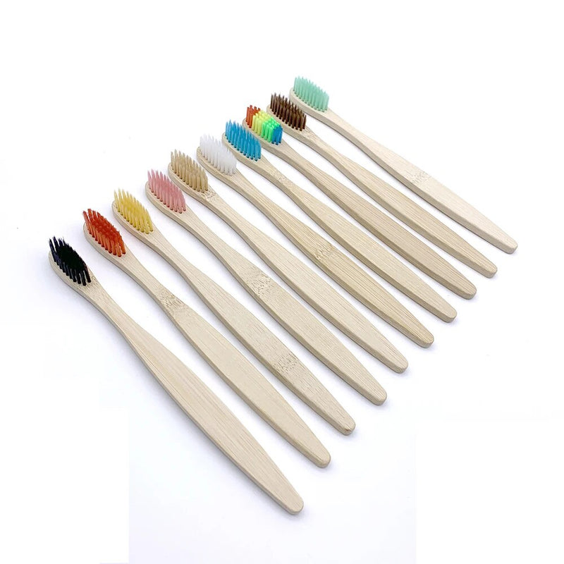 Escova de Dentes de Bambu com Cerdas Macias (Kit 36pcs) - eKoloja