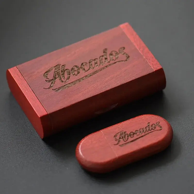 Pendrive JASTER USB 2.0 de 64GB com Caixa de Madeira Personalizada - eKoloja
