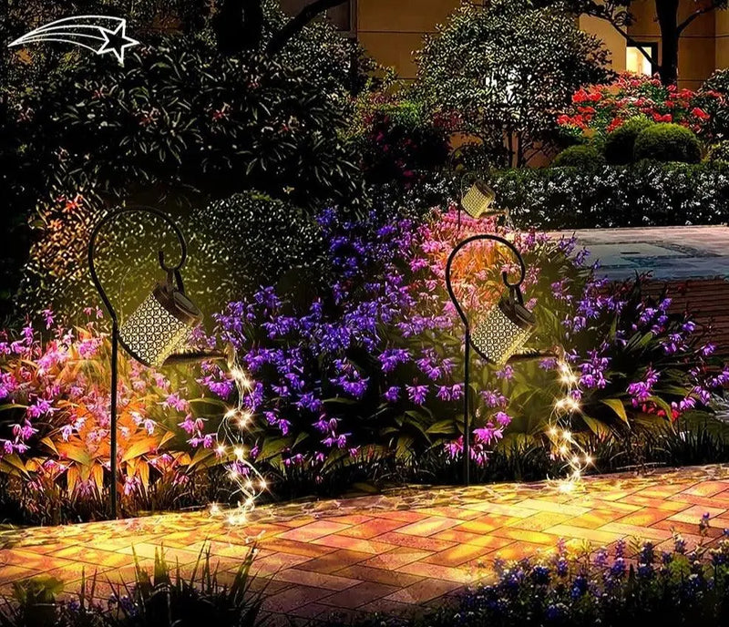 eKoGardenLight - Lanterna LED Solar com Design de Chaleira: Iluminação Charmosa e Ecológica para o Seu Espaço Exterior - eKoloja