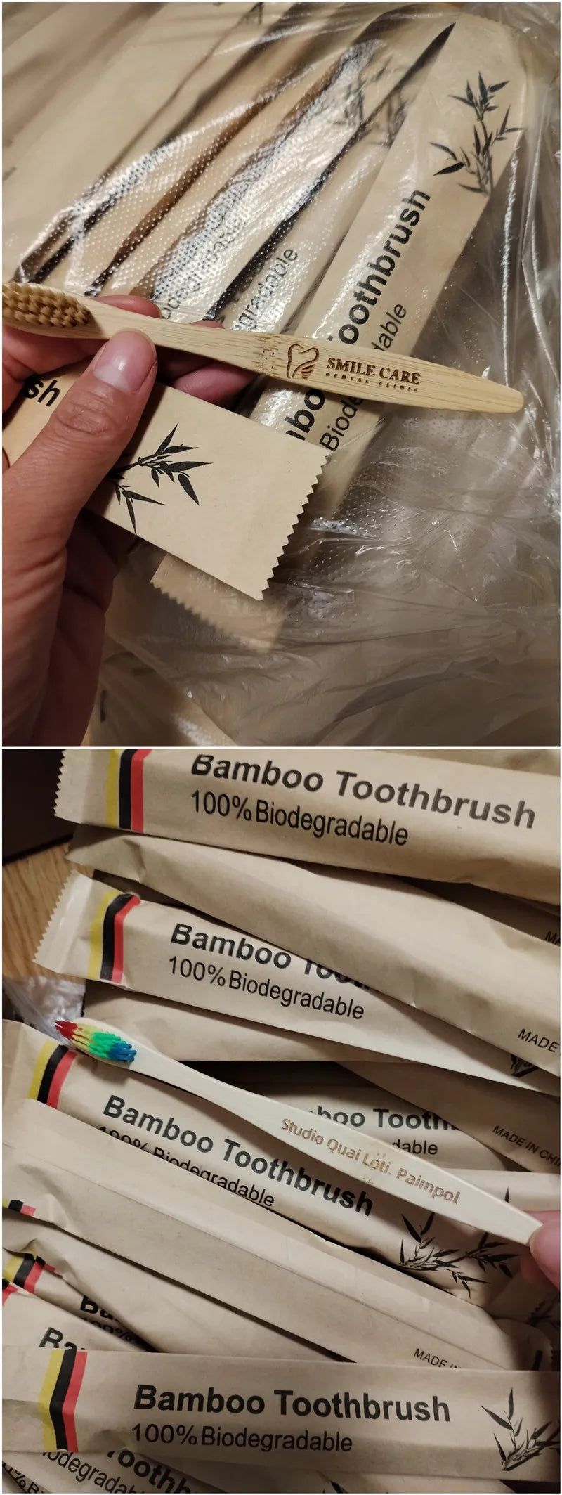 Escova de Dentes de Bambu Personalizaveis (100 pcs) - eKoloja