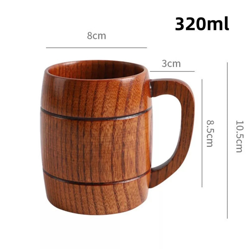 Caneca de madeira