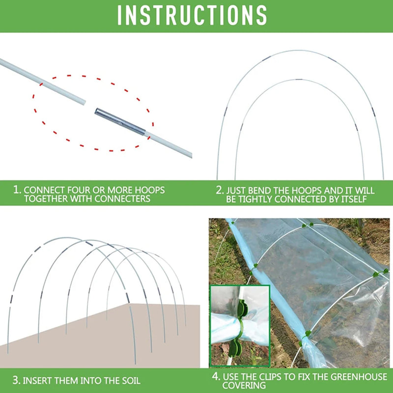 Kit Estufa Túnel Para Cultivo