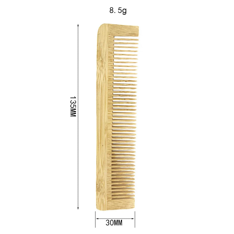 Pente de Madeira de Bambu com Massagem Eco-Amigável 1pc - eKoloja