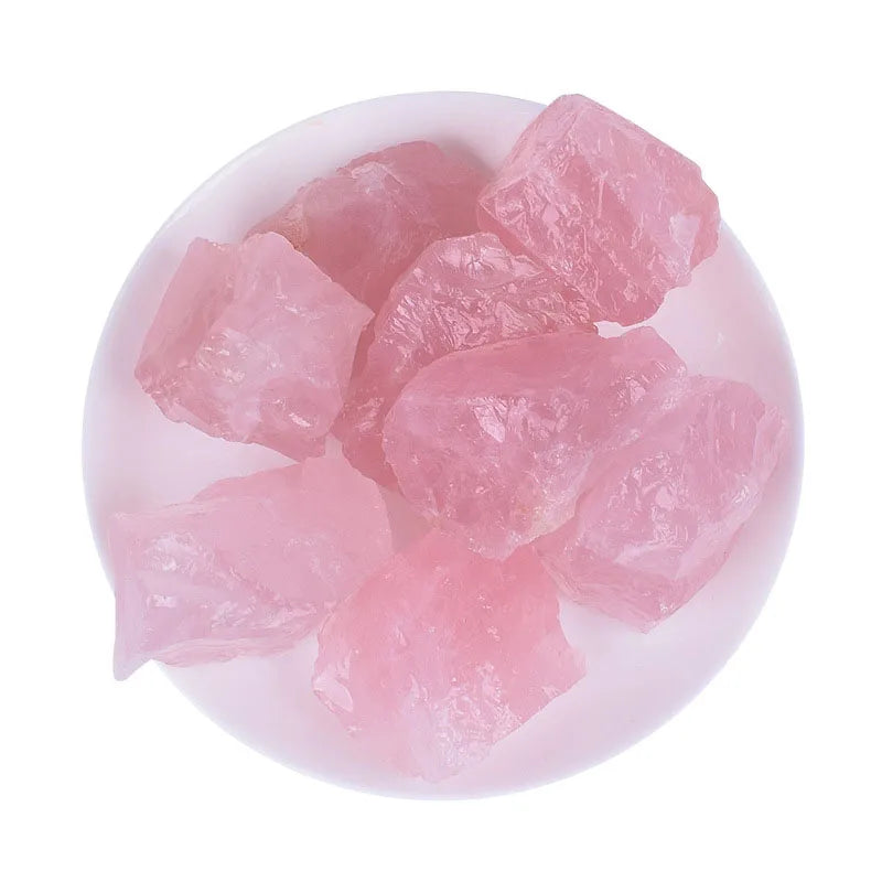 Pedra Natural (Quartzo Rosa) (1pc)