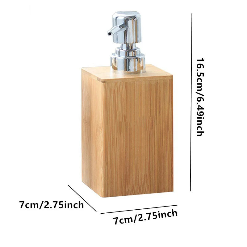 Dispenser de Sabão e Loção de Bambu 1 pcs - eKoloja