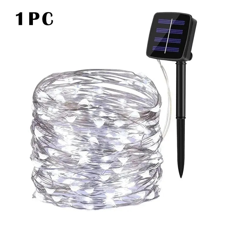 Cordão de Luz Solar para Jardim