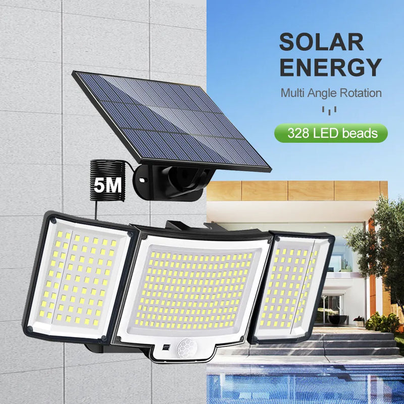 Lâmpada Solar Exterior com Sensor de Movimento 1 pcs 2 pcs - eKoloja