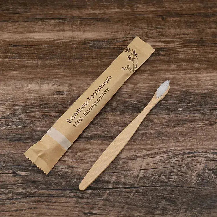 Kit 20 Escova de Dentes de Bambu – Cerdas Macias