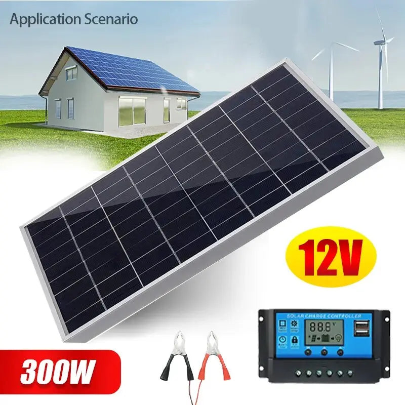 Kit Painel Solar 12V (300W - 600W) - eKoloja