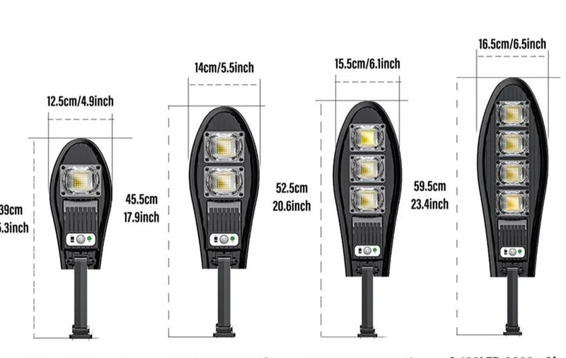 Ilumine Seu Espaço Exterior com Eficiência Energética 42 LED 84 LED 126 LED 168 LED