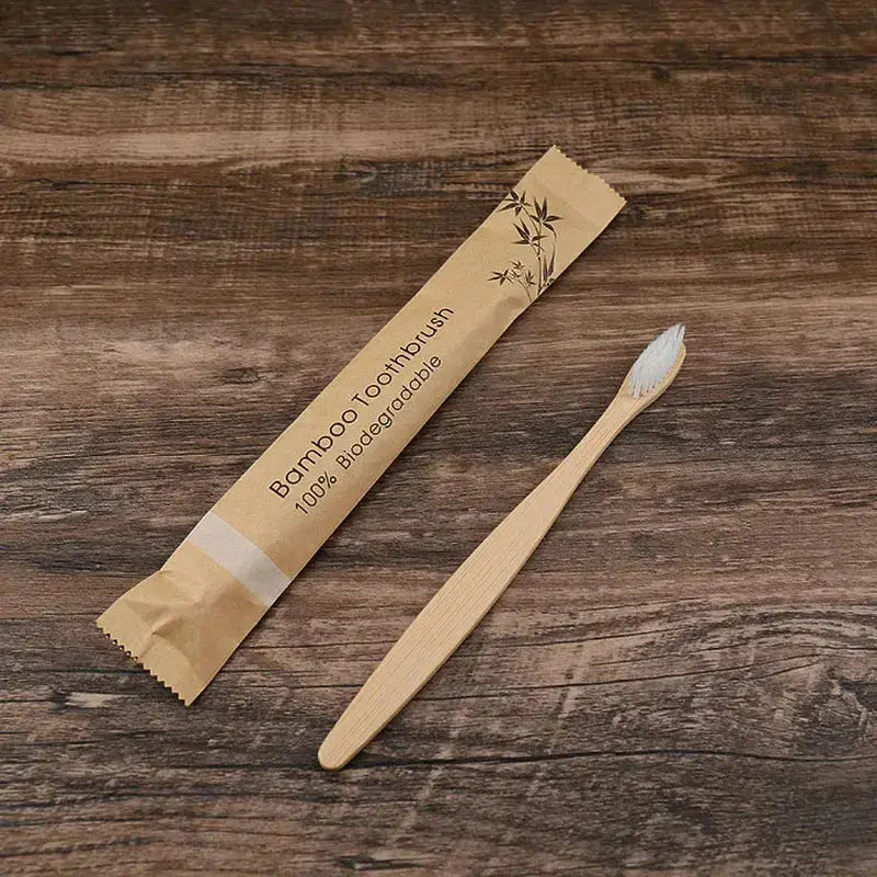 Kit 20 Escova de Dentes de Bambu – Cerdas Macias