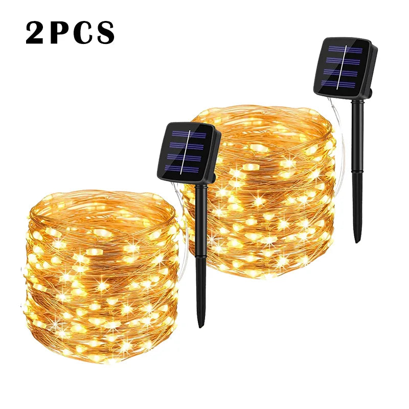 Cordão de Luz Solar para Jardim