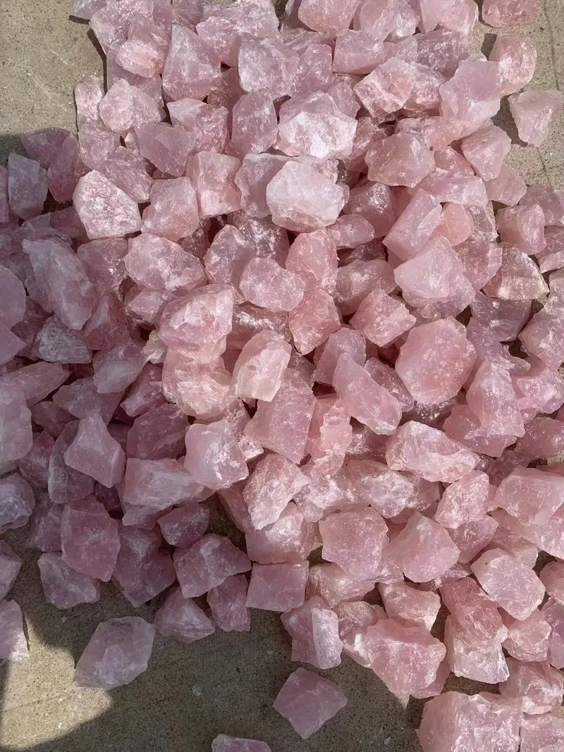 Pedra Natural (Quartzo Rosa) (1pc)