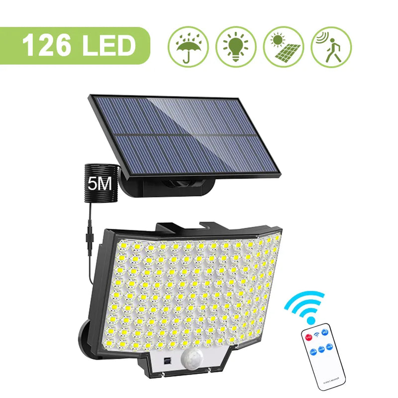 Lâmpada Solar Exterior com Sensor de Movimento 1 pcs 2 pcs - eKoloja