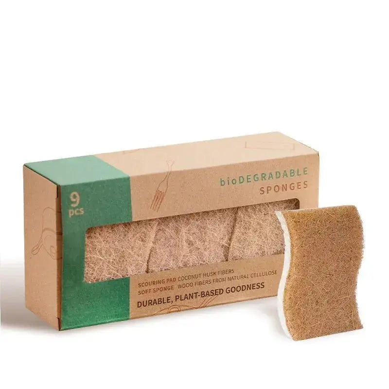 18 Esponjas de Cozinha Natural e Ecológica (dura 18 meses)