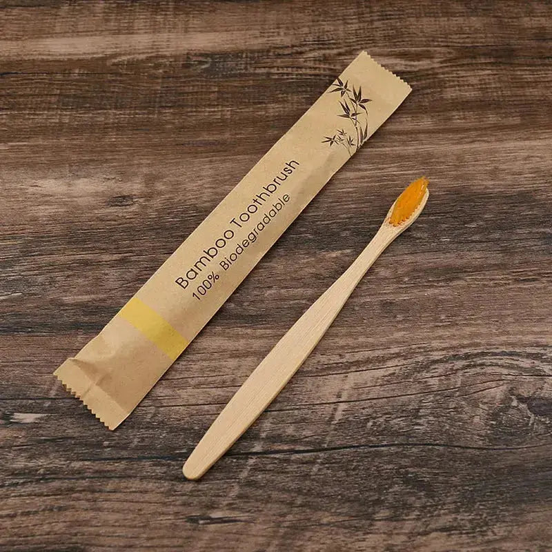 Kit 20 Escova de Dentes de Bambu – Cerdas Macias