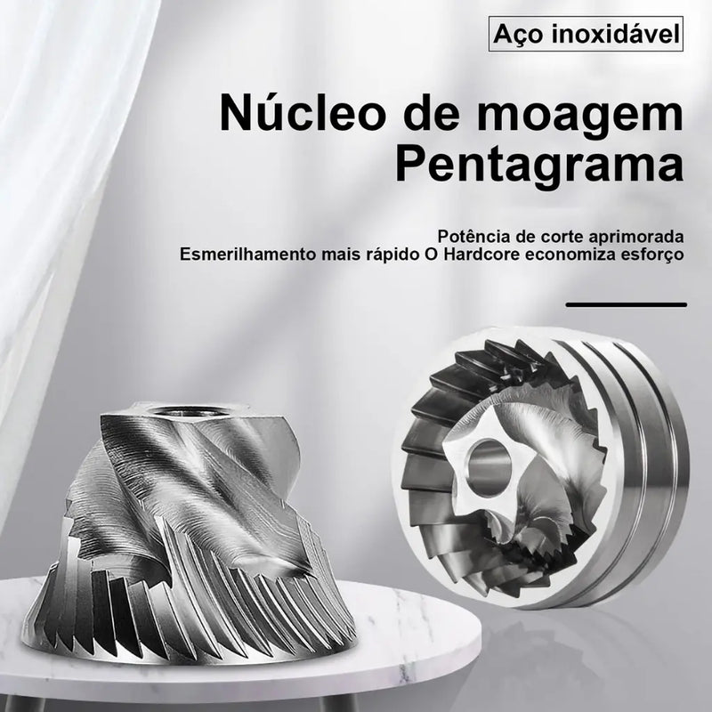 Icoffee Moedor de Café com Manivela Manual Cafeteira 20g