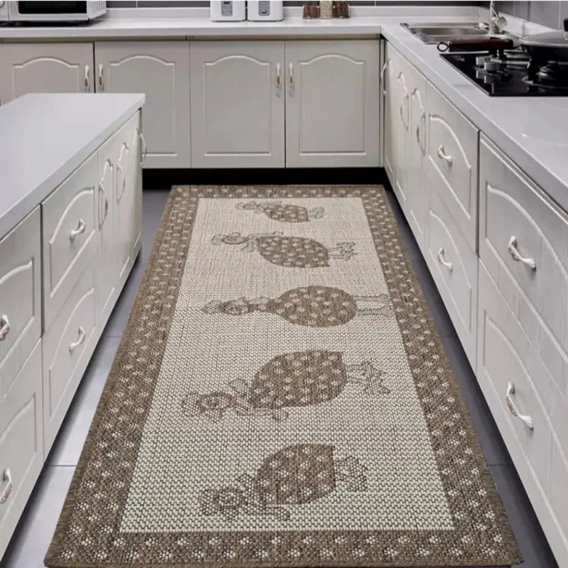 Tapete Passadeira de Cozinha Antiderrapante Sisal 1,50m x 0,50m – Estilo, Conforto e Segurança