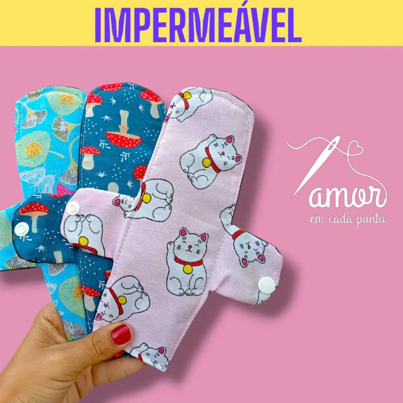 Kit 200 absorventes diurnos ecológicos