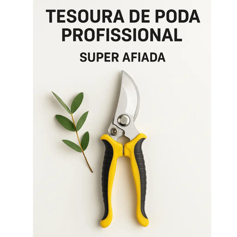 Tesoura PODA Muda Profissional super afiada para Jardinagem
