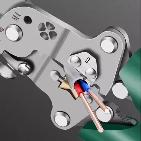 18 em 1 Alicate Automático Dobrável Decapador Crimpador Eletricista Descacador Fios Decapador