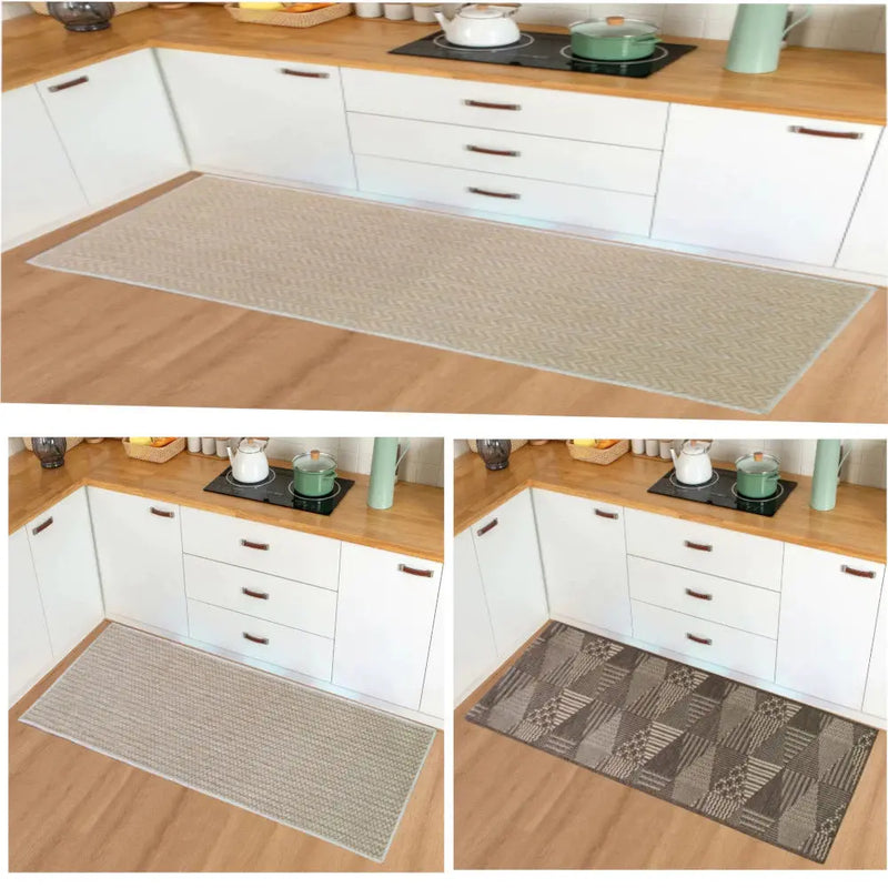 Tapete Passadeira de Cozinha Antiderrapante Sisal 1,50m x 0,50m – Estilo, Conforto e Segurança