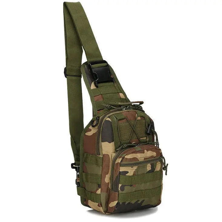 Bolsa Tática Transversal Impermeável Peito E Ombro Masculina Feminina Sling Sport