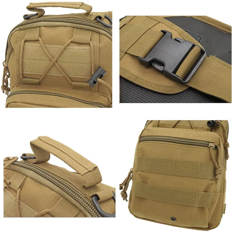 Bolsa Tática Transversal Impermeável Peito E Ombro Masculina Feminina Sling Sport