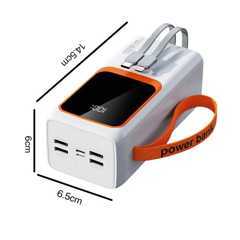 Carregador Portátil Bateria Power Bank 80000mah / 50000mah Turbo 22.5W